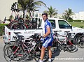 Ronde van Qatar, 1e etappe - 2 februari 2004<br />Servais voor de start